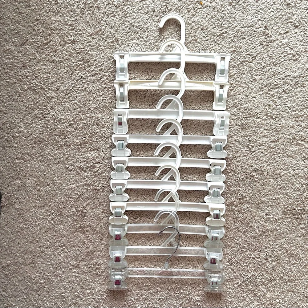 10 Clip Pants Hangers 10” Long